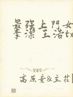 最强上门女婿 李洁 王浩txt