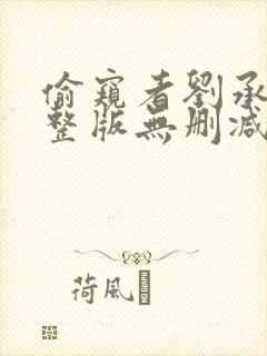 偷窥者刘承羽完整版无删减一共多少