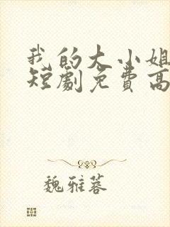 我的大小姐老婆短剧免费高清完整版