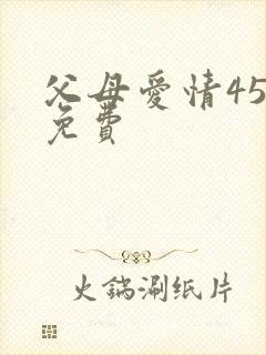 父母爱情45集免费