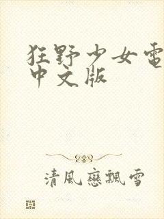 狂野少女电影版中文版封面