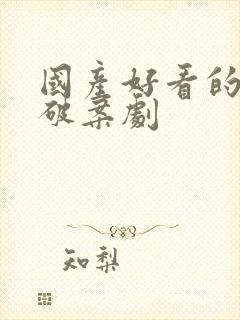 国产好看的悬疑破案剧