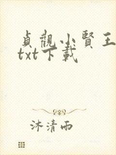 贞观小贤王全文txt下载