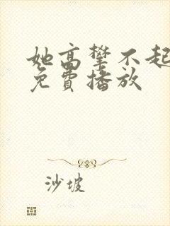 她高攀不起短剧免费播放封面