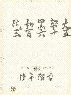 我和黑帮大佬的三百六十五天第一季