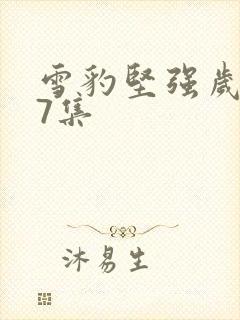 雪豹坚强岁月37集封面