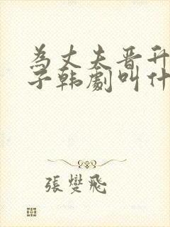 为丈夫晋升的妻子韩剧叫什么