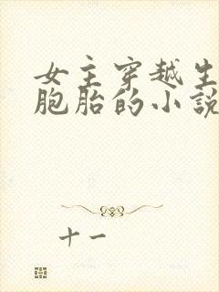 女主穿越生了三胞胎的小说封面