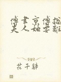 傅聿京傅总别闹夫人她要离婚改嫁了全本阅封面