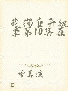 我独自升级第二季第10集在线观看