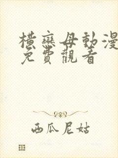 横恋母动漫日本免费观看封面