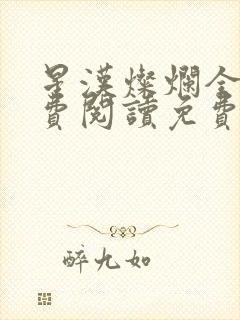 星汉灿烂全文免费阅读免费封面