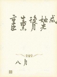 重生后她成了权臣黑月光