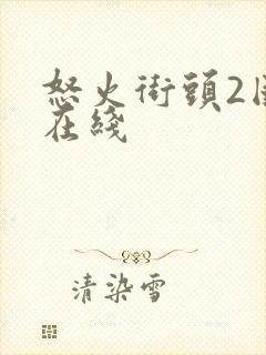 怒火街头2国语在线