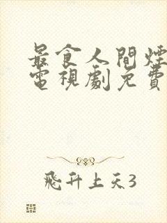 最食人间烟火色电视剧免费看