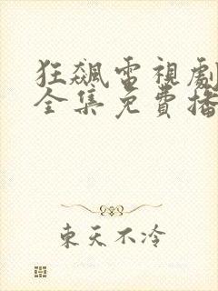 狂飙电视剧国产全集免费播放封面