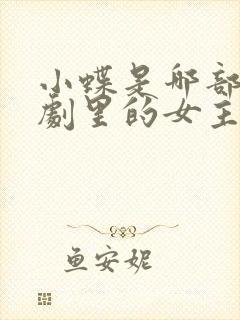 小蝶是哪部电视剧里的女主角