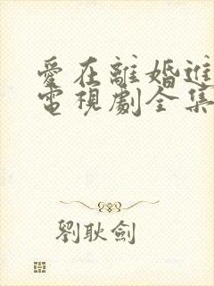 爱在离婚进行时电视剧全集免费观看