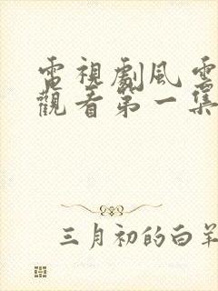 电视剧风云免费观看第一集