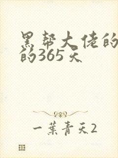 黑帮大佬的和我的365天封面