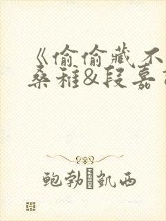 《偷偷藏不住》桑稚&段嘉许