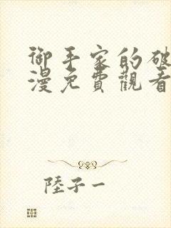 御手家的破洞动漫免费观看