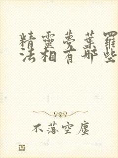 精灵梦叶罗丽十法相有哪些人