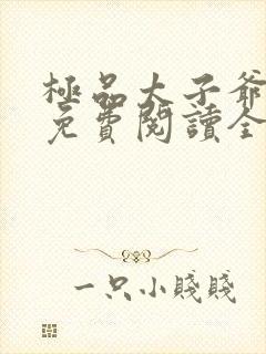 极品太子爷李辰免费阅读全文笔趣阁封面