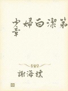 少妇白洁第九十章