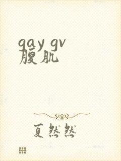 gay gv 腹肌封面