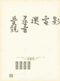 爱寻迷电影免费观看封面