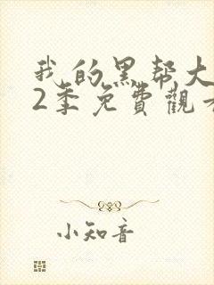 我的黑帮大佬第2季免费观看高清在线观看