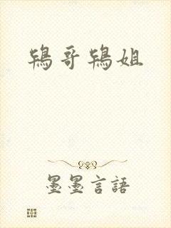 鸨哥鸨姐封面