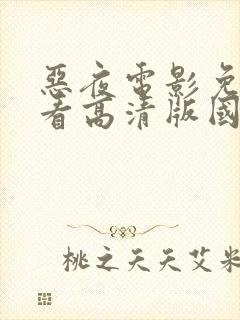 恶夜电影免费观看高清版国语