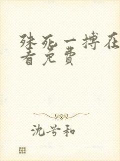 殊死一搏在线观看免费封面