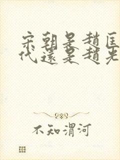 宋朝是赵匡胤后代还是赵光义