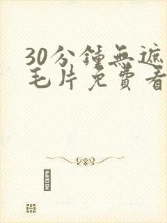 30分钟无遮挡毛片免费看