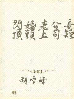 闪婚老公竟是我顶头上司短剧封面