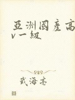 亚洲国产高清av一级