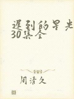 迟到的星光短剧30集全