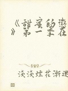 《甜蜜的惩罚2》第一季在线观看封面