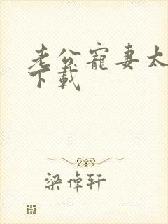 老公宠妻太甜蜜下载