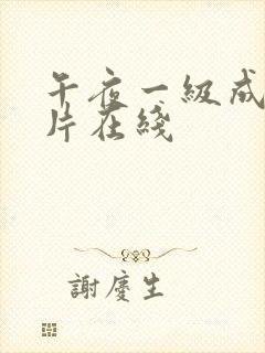 午夜一级成年大片在线