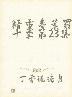 精灵梦叶罗丽第十季第23集