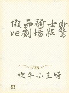 假面骑士drive剧场版惊喜未来