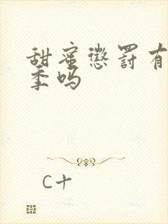 甜蜜惩罚有第2季吗