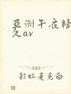 亚洲午夜精品久久av