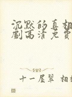 沉默的真相电视剧高清免费观看封面