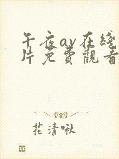 午夜av在线毛片免费观看