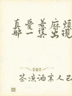 真爱惹麻烦吻戏哪一集出现